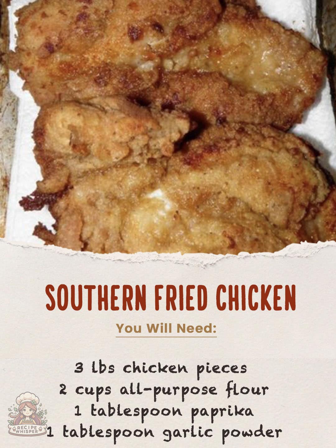 Southern Fried Chicken – Recipe Whisper